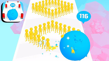 Roll Crowd ​- All Levels Gameplay Android,ios (Part 10)