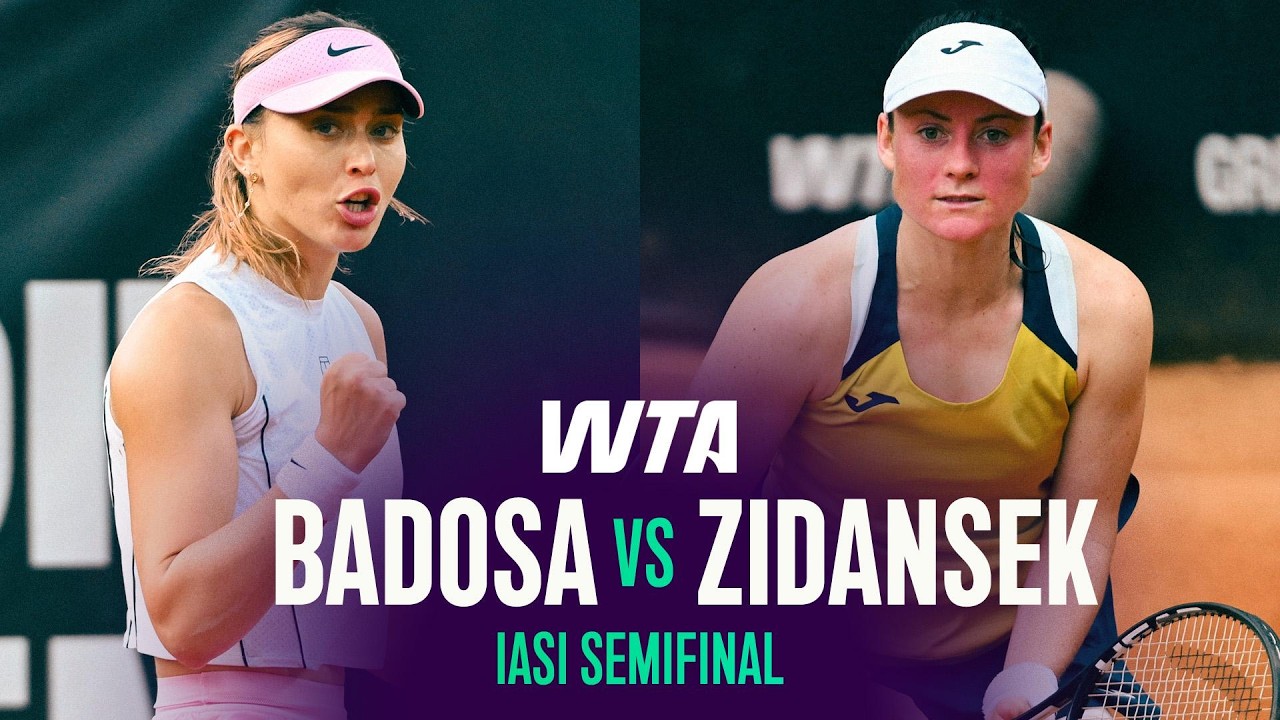 Paula Badosa vs. Tamara Zidansek | 2026 Iasi Semifinal | WTA Match Highlights