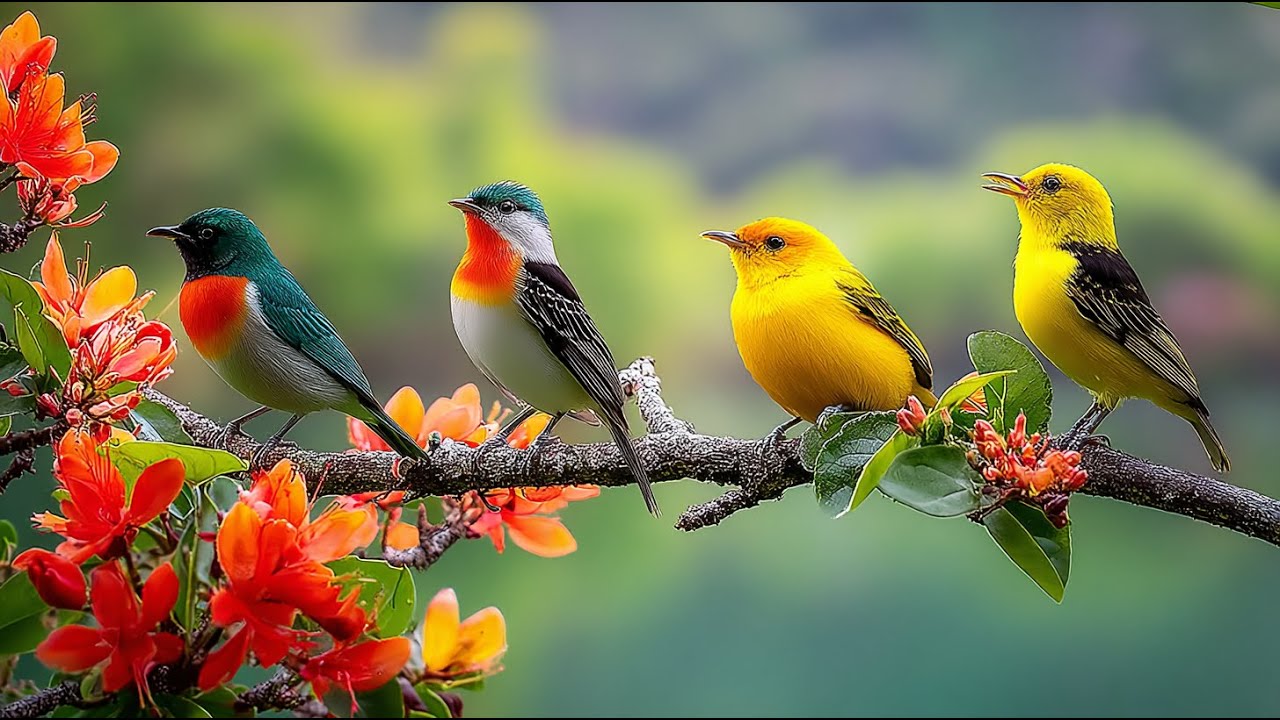 Relaxing Piano with Bird Sounds | Peaceful Music for Sleep, Study & Relaxation