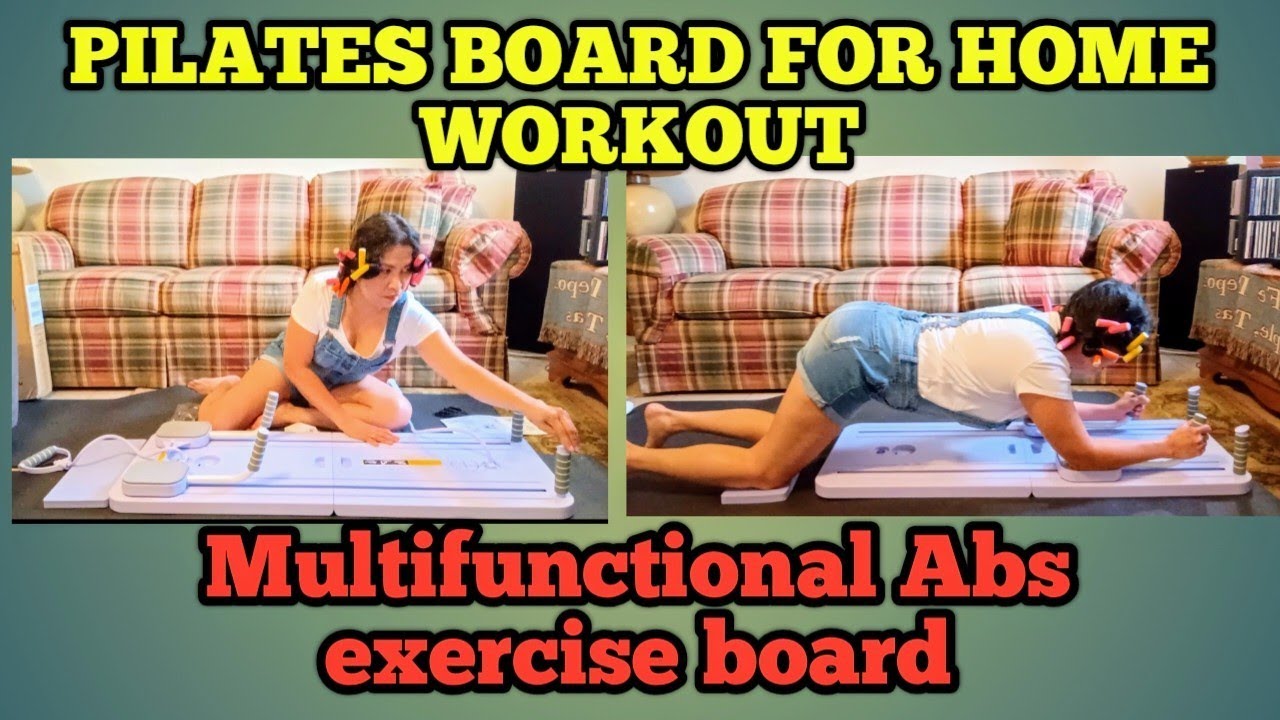 Unboxing multifunctional exercise board | Pilates board at home workout