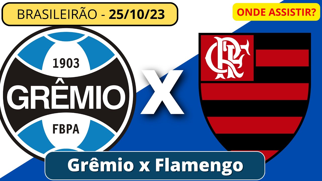 Grêmio x Flamengo: horário e onde assistir ao jogo do Brasileirão