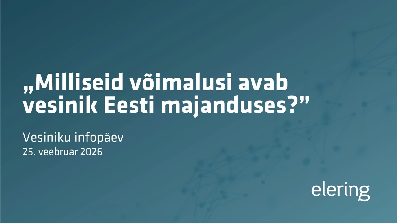 Vesiniku infopäev, 25.02.26