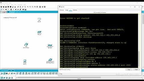 Configuring IP Phone and VoIP in Cisco Packet Tracer