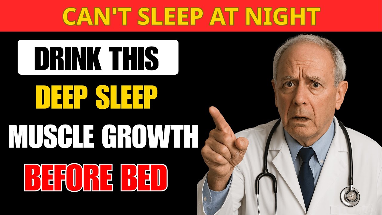 SENIORS: Can't Sleep at Night? Drink THIS for Deep Sleep and Muscle Growth