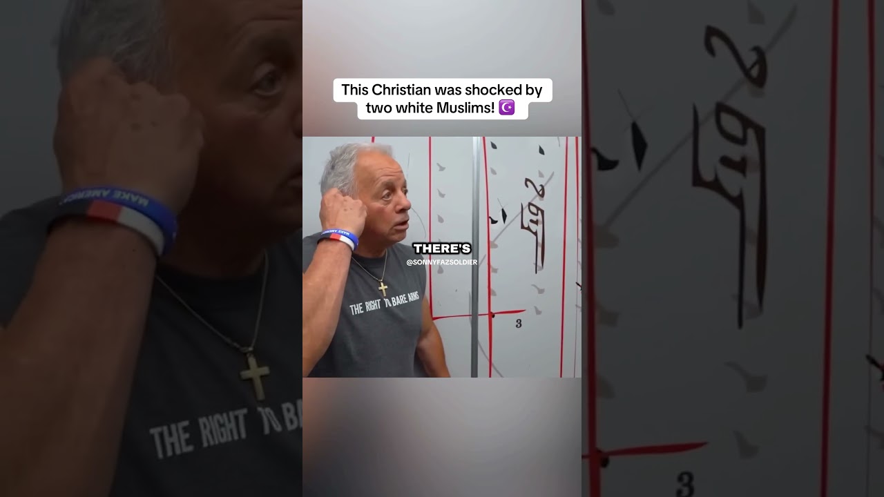 Этот христианин был шокирован двумя белыми мусульманами! 