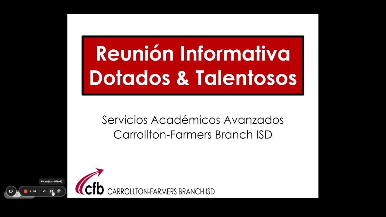 Gifted and Talented Services - Carrollton-Farmers Branch ISD