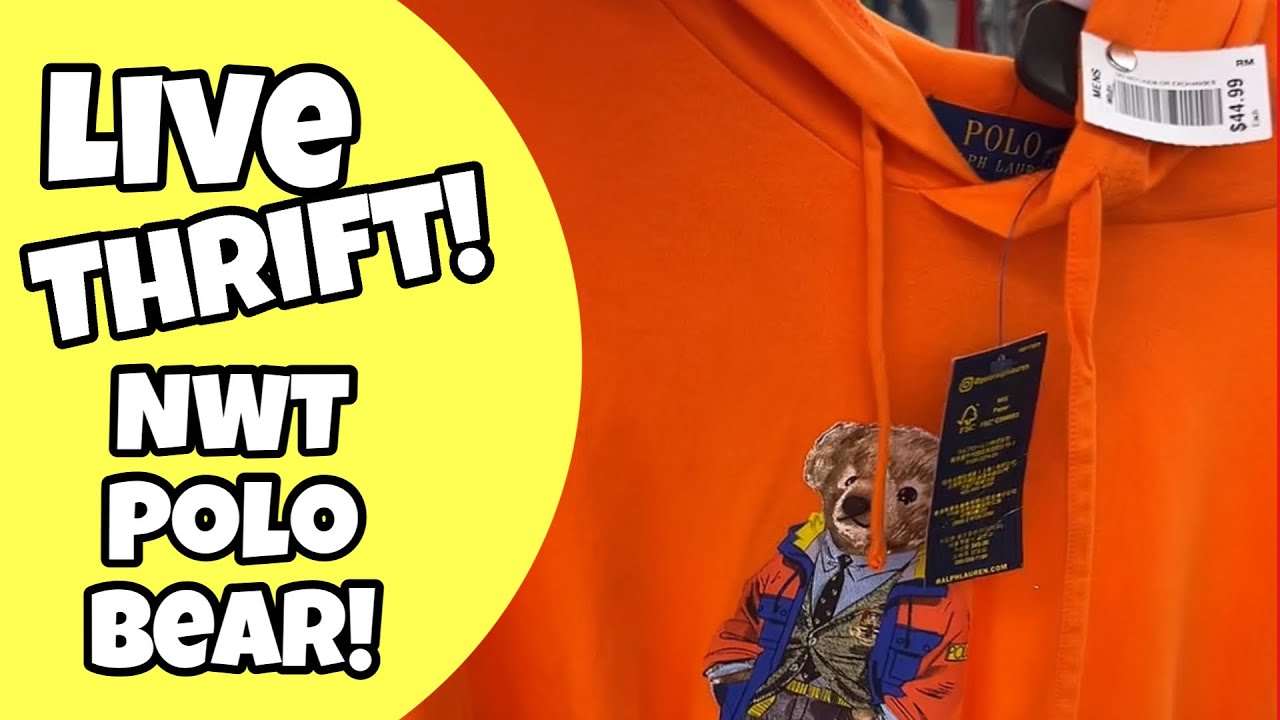 Live Thrift! Polo Bear Find!