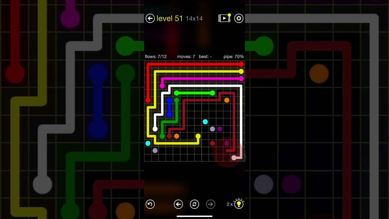 Flow Free - Manias - 14x14 Mania - Level 51