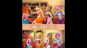 3D Magical Adventure PROTOTYPE VS FINAL! (Comparison) #WinxClub #Shorts