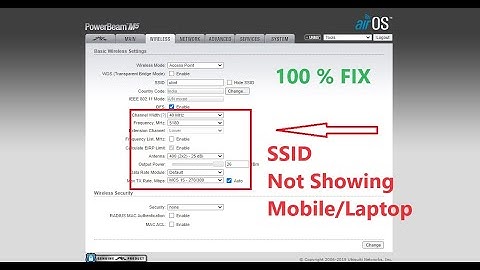 How to Resolve UBNT SSID Not Visible on Mobile and Laptop - ubiquiti M5 400 | Wifi Not Showing