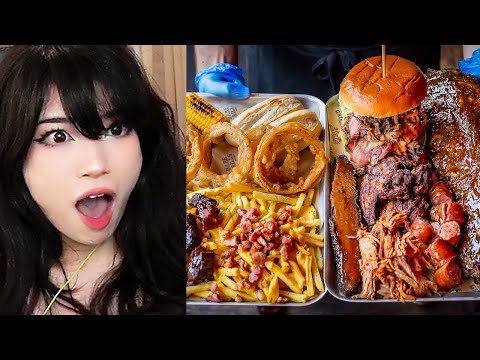 Emiru Reacts to "THE UNDEFEATED GRAND CHAMPION BBQ CHALLENGE" by BeardMeatsFood
