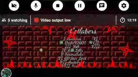 Geometry Dash building my part in collab!