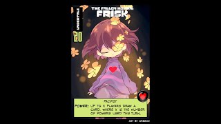 Sentinels Custom Decks: Frisk from Undertale!
