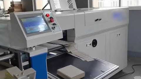 Fully Automatic corner cutting and v grooving machine