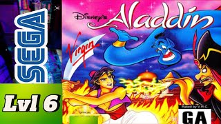Aladdin Sega md2 Lvl6/ Аладдин Сега уровень 6-побег