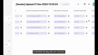 Juro | Bulk AI Extract: walkthrough