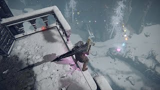 How to across the invisible bridge (falling snow marks something unseen puzzle) Elden Ring