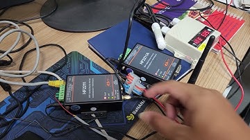 HF2211 เชื่อมต่อเซนเซอร์ RS485 modbus ไม่ต้องเดินสาย ระยะไกล ผ่าน wifi เกือบ 50 เมตร
