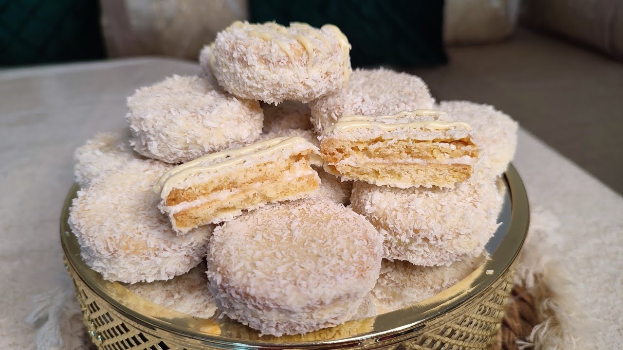 Sablés façon raffaello 🥥recette super facile et rapide à réaliser 