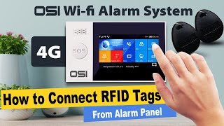 OSI 4G Wi-Fi Alarm System - How to Connect RFID Tags // //OSI GO DIRECT