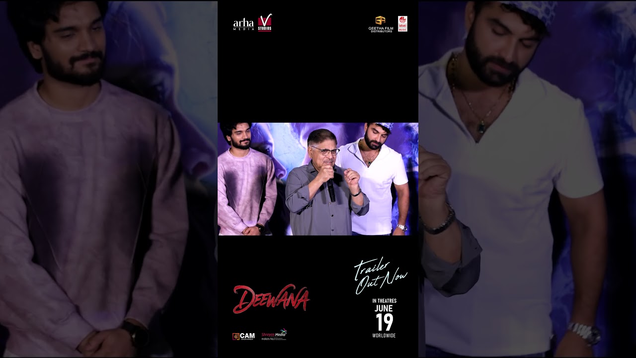 Producer Allu Aravind Garu Speech at Deewana Trailer Launch Event Harshith, Smeha | Geetha Arts