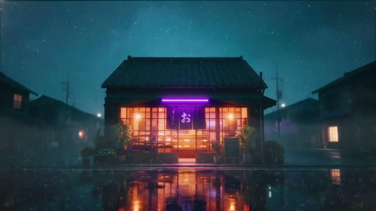 Neon Rain Lofi 🌙 Rainy City Nights Ambience