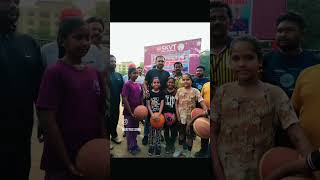 #🙏🏀🏀 MLA ADIREDDY SRINIVAS GARU VISITING IN SKVT SUMMER BASKETBALL COACHING COMP 🏀🏀🙏#
