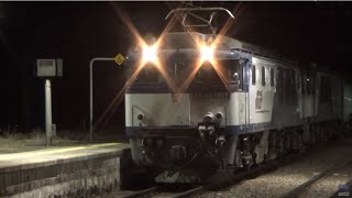 警笛1発‼【EF64重連1017号機1018号機】中央西線洗馬駅 朝と夜 / (朝)6088ㇾ南松本→稲沢&(夜)5875ㇾ稲沢→南松本