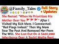 She Posted: &quot;When He Prioritizes His Mother Over You 🚩🚩🚩&quot; After I Visited My Sick //Reddit Stories
