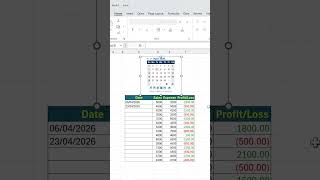 Date Picker in Excel.
