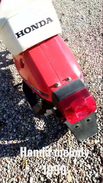 Honda melody 1990 cold start.