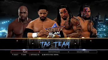 WWE 2K17 PS3 - The Prime Time Players VS The Usos - Tag Team [2K][mClassic]