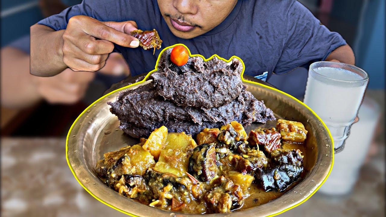 Mutton Sukuti with Dhido | Nepali Food | BIG BITE