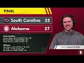 WHAT A GAME! Alabama Survives vs. South Carolina 27-25 In CFB Week 7 | Instant Reaction | SEC News