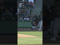 Switched throwing arms mid-play 👀 (🎥: MiLB) #minorleaguebaseball #milb