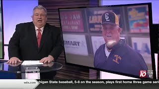 A legendary Michigan high school baseball coach is retiring