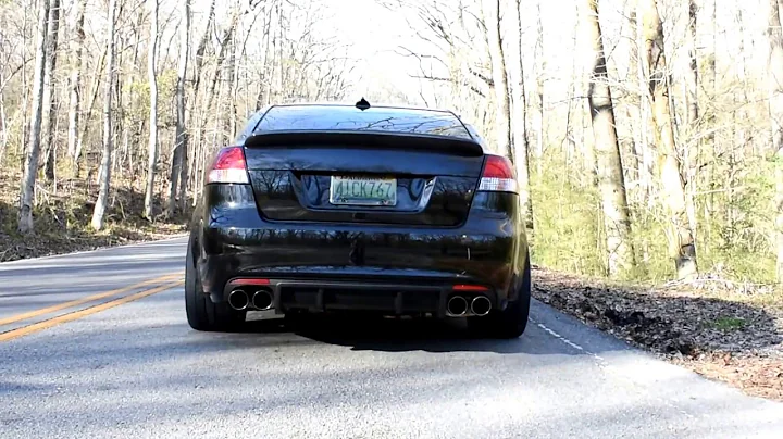 G8 GT KOOK HEADERS TO MAGNAFLOW EXHAUST!!! MAX VOLUME!