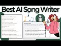 Best ai song writer ai writing songs how to