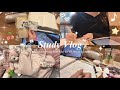 【獣医学生のVlog】一限から始まる1日✍🏻🌤️🩵放課後スタバで追い込み勉強Vlog✊🏻❤️🔥📖 ̖́-