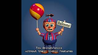 What Every FNAF Toy Character Looks Like WITHOUT Iconic Features