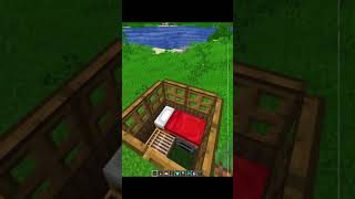 When You need 2x2 house in 1 minute  🤯 (World's Smallest Violin) #minecraft #shorts