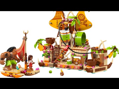 YouTube thumbnail: New Moana 2 kakamora barge Lego set Review!!!