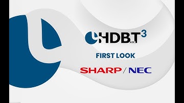HDBaseT 3.0 First Look:  Sharp-NEC Projectors and Displays