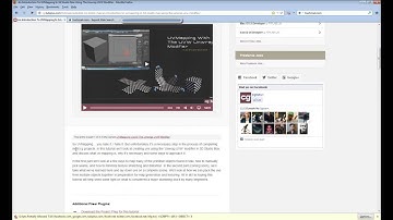 3Ds Max. UVW Unwrap Modifier. Helpful Tutorial Link. Watch In 720p HD.