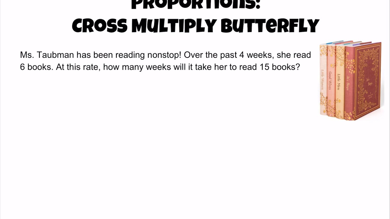 Proportions Cross Multiply Butterfly YouTube