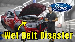 Ford Need To Fix This! 2.0 Ranger Wet Belt Disaster