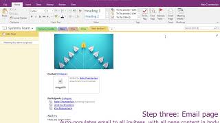Take and share meeting notes with OneNote and Outlook