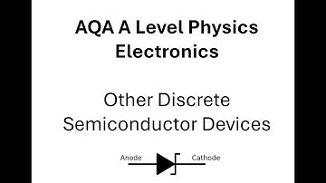AQA A Level Physics: Electronics Other Discrete Devices
