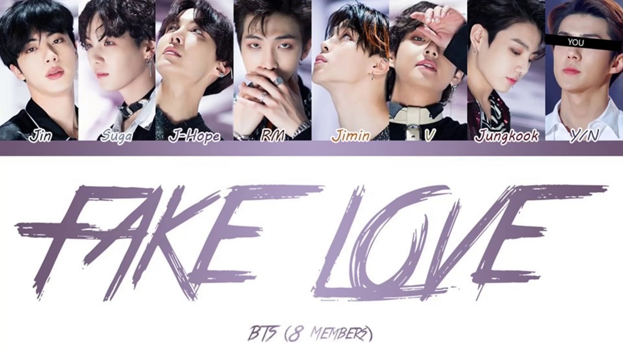 BTS (방탄소년단) (8 Members) – FAKE LOVE – Color Coded Han/Rom/Esp/Eng