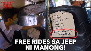 JEEPNEY DRIVER, NAMIMIGAY NG LIBRENG SAKAY | Kapuso Mo, Jessica Soho